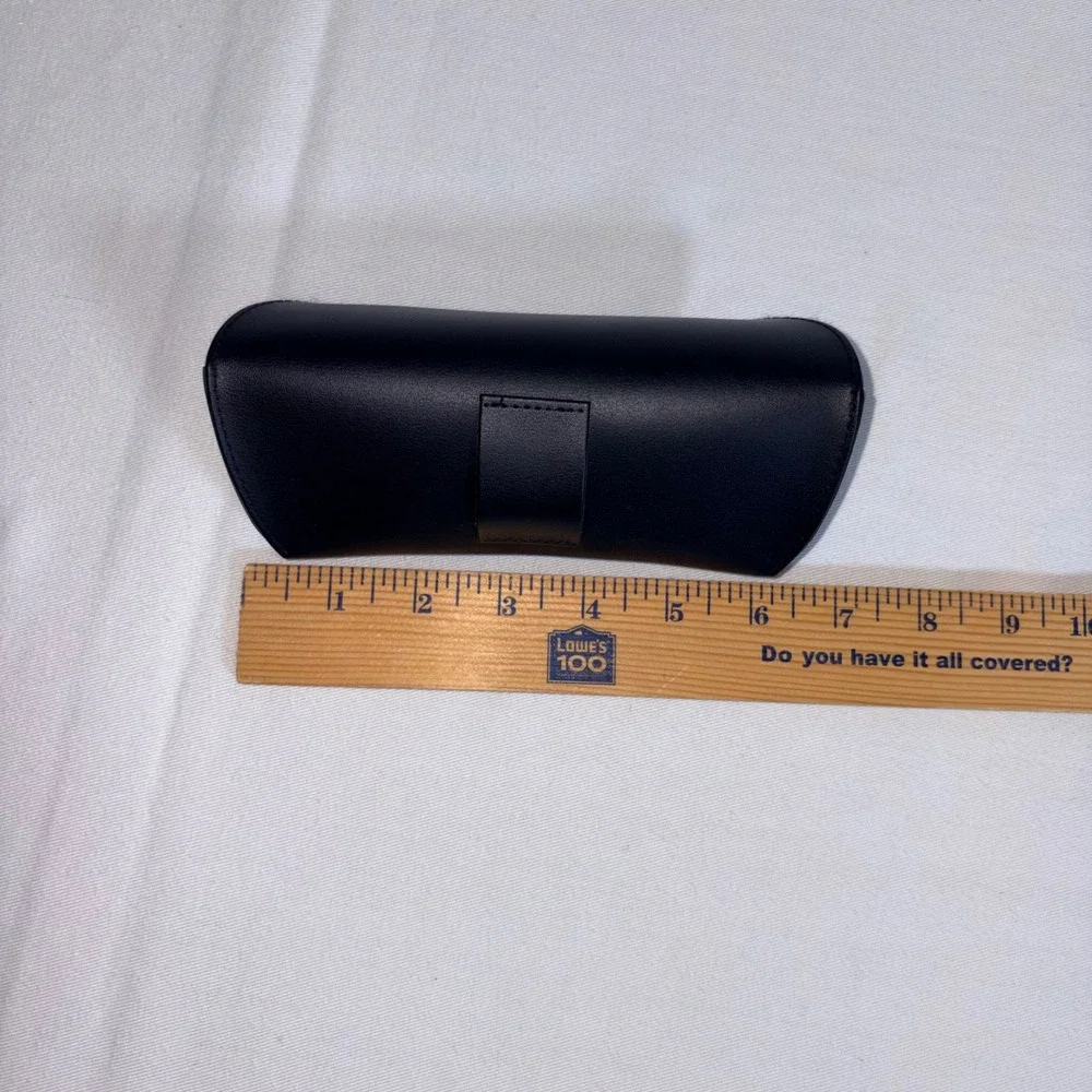 Ray-Ban Sunglasses Case OS Black Excellent Hard Shell Snap Closure Belt Loop